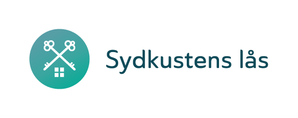 Sydkustens lås logotyp liggande CMYK